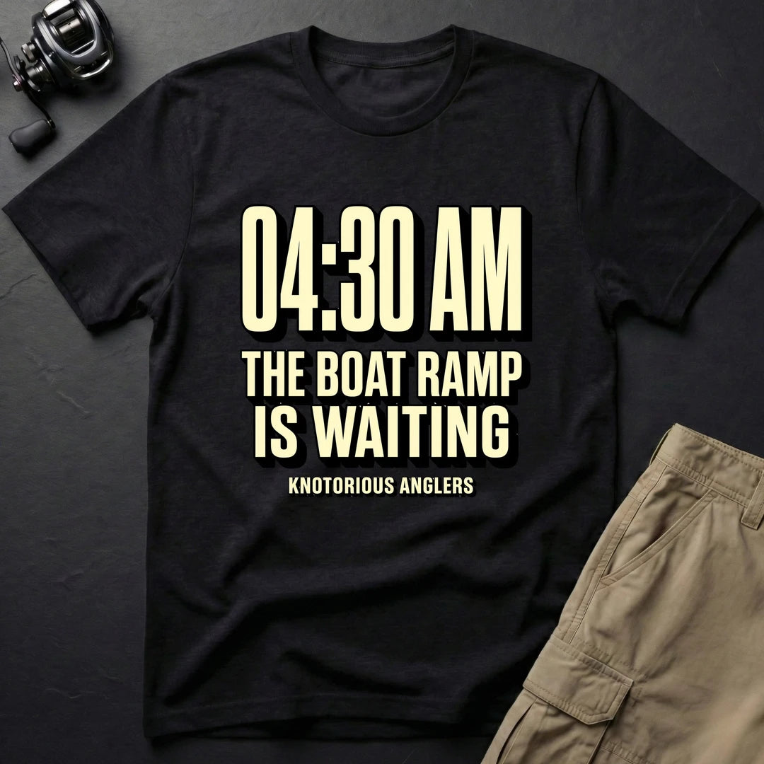 4:30 Boat Ramp T-Shirt in Black