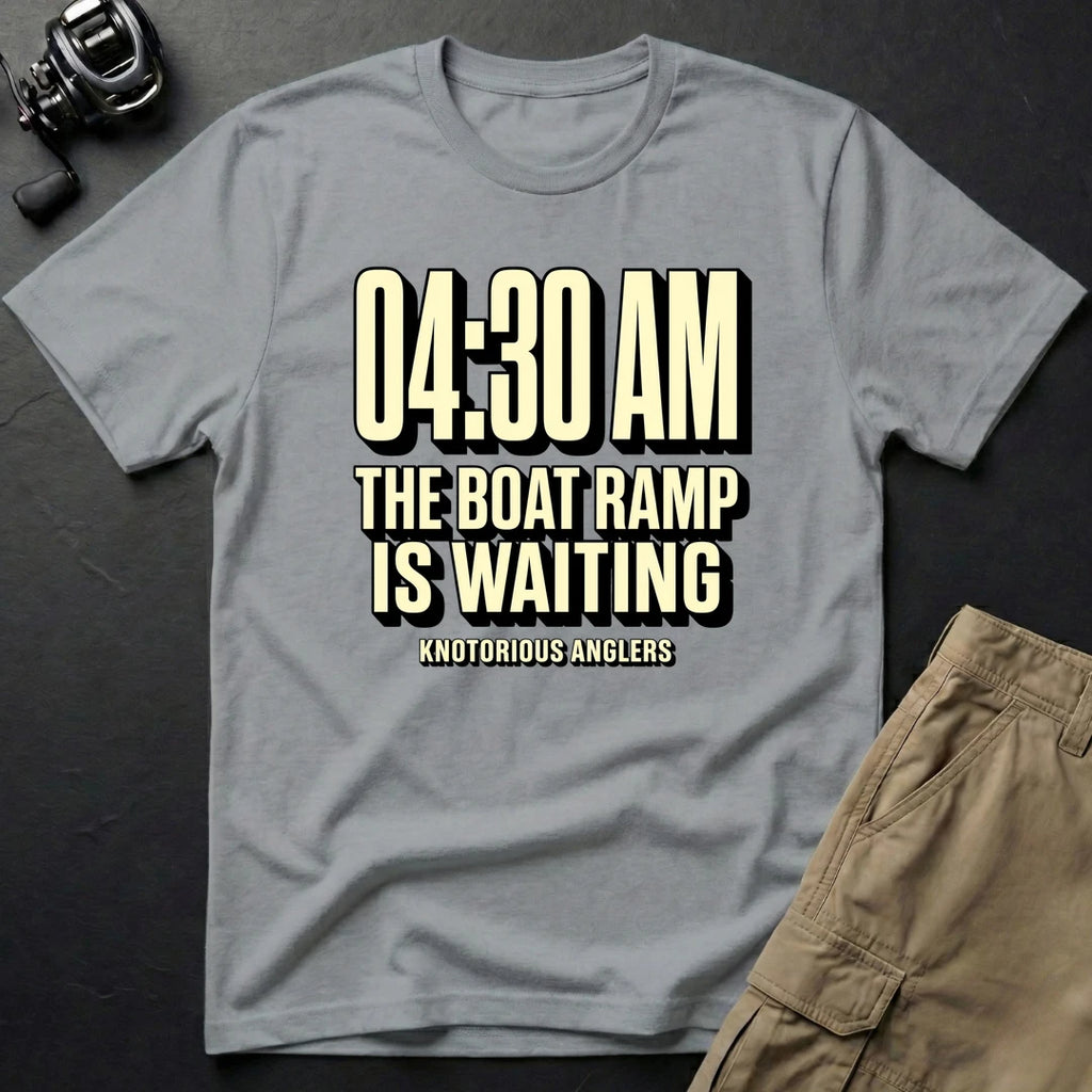 4:30 Boat Ramp T-Shirt in Sport Grey