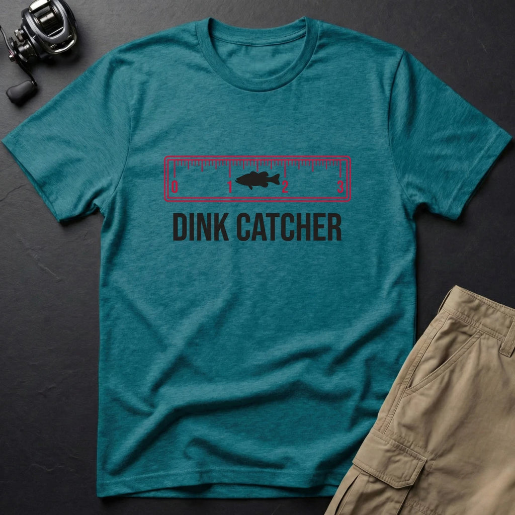Dink Ruler T-Shirt in Heather Galapagos Blue
