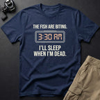 Never Sleep T-Shirt in Navy